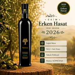 Ayvalık Zeytinyağı 500ml - Sınırlı Sayıda-Ekim 2026 Erken Hasat